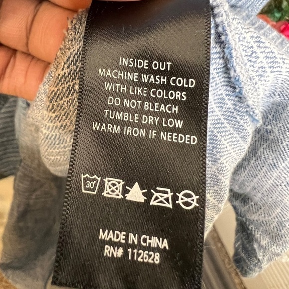 Max Jeans Blue White Striped Tunic Linen Casual Sleeveless Minimalist Staple M - Picture 4 of 8